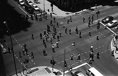 busy intersection