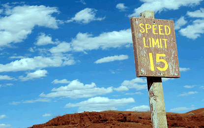 speed limit sign