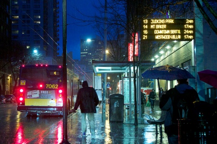 taking the bus because suspended license
