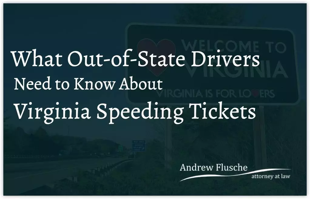 virginia speeding tickets out of state