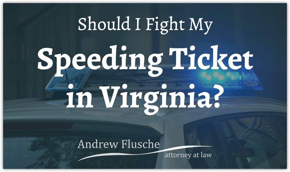 Virginia speeding ticket