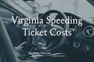 speeding ticket costs virginia