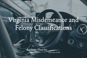 virginia misdemeanor classes