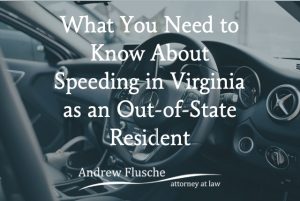 virginia speeding ticket
