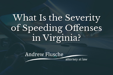 What is the severity of speeding offenses in Virginia