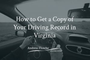 copy of driving record va