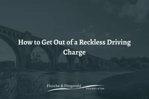 how to get out of reckless driving charge