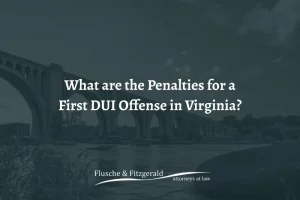 penalties for first dui offense